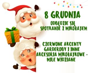 Green Santa and Mrs Claus Cartoon Merry Christmas Facebook Post